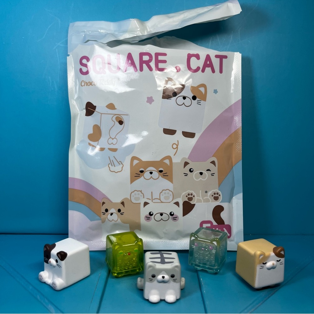 Choco Teddy - Square Cat Series Blind Bag - Lot of 5